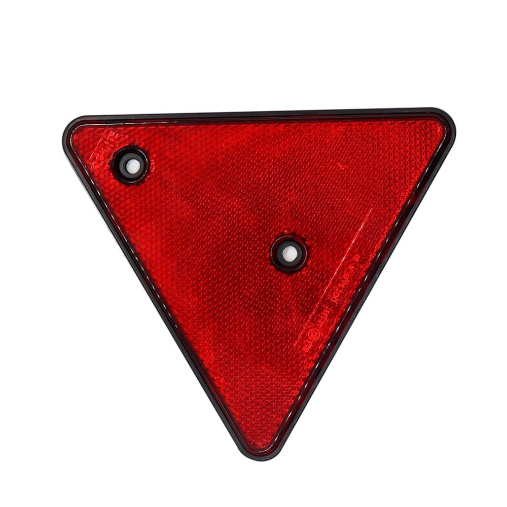 CHILDWEET Red Reflective Triangle Sign Board for Trucks Safety Warning Reflector for Trailers and Rvs Easy to Install Durable Material