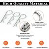 20Pcs Heavy Duty Hitch Pins Clip R Clips Cotter Pins, Zinc Plated Cotter Pin Hairpin Assortment Kit for Use On Hitch Pin Lock Systems - M3 X 60mm view 3