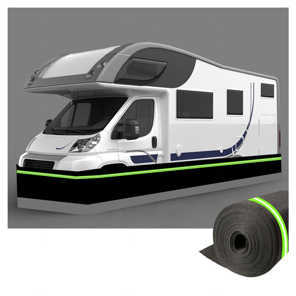 Wen-Guang No Drilling Required Rv Skirting for Travel Trailer 80cm Tall Rv Skirting for Travel Trailer Wind and Snow Proof Rv Accessories for Travel Trailers,30m/98ft