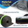 Wen-Guang No Drilling Required Rv Skirting for Travel Trailer 80cm Tall Rv Skirting for Travel Trailer Wind and Snow Proof Rv Accessories for Travel Trailers,30m/98ft view 4