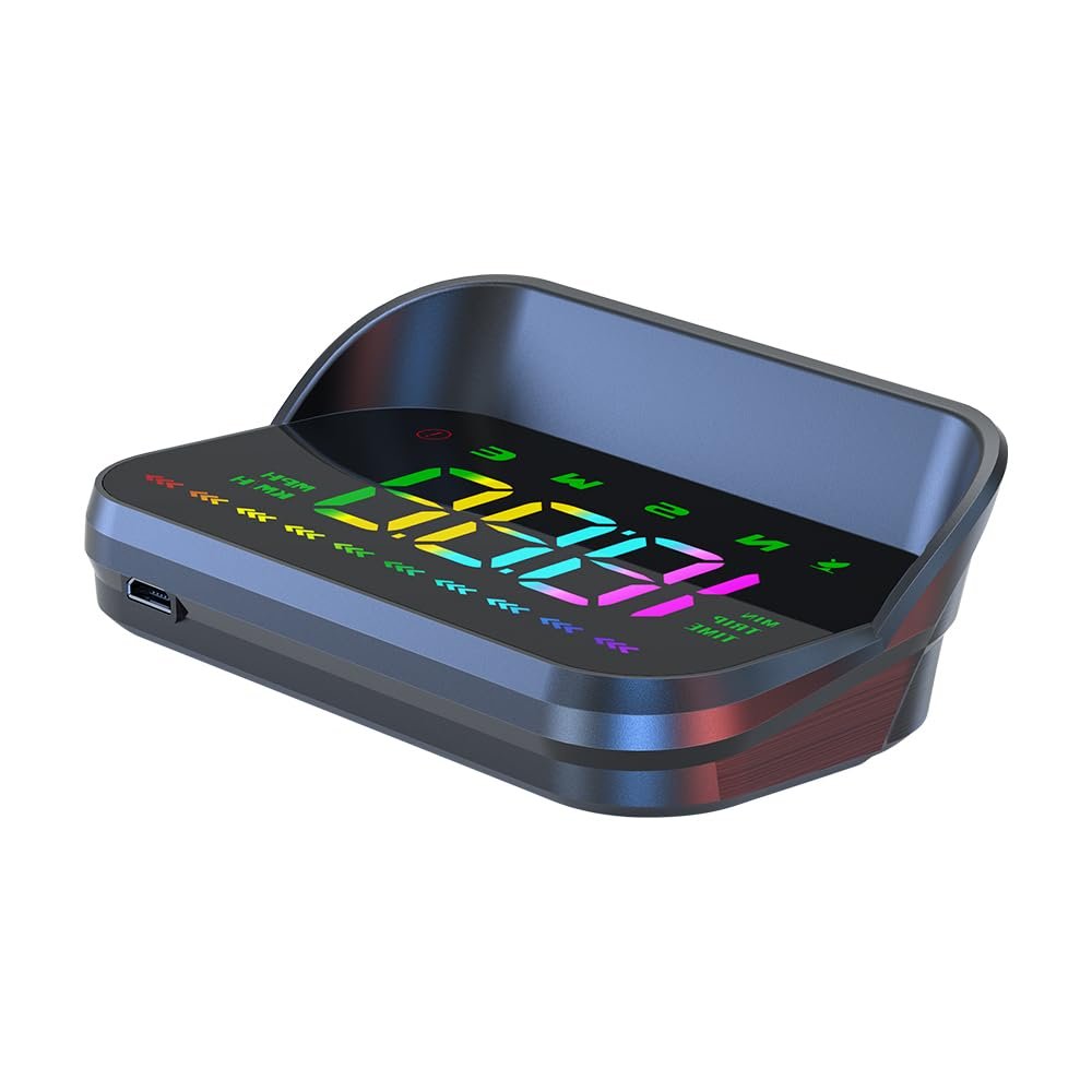 Heads UP Display for Cars, M23 Car HUD, Head up Display for Car, Digital GPS Speedometer,USB Cable Plug and Play,Windshield Speedometer Projector, Multi-Function Display
