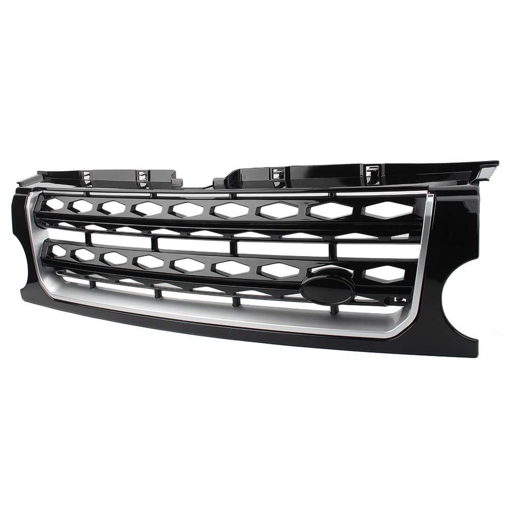 CNxinn10 Front Bumper Honey comb Mesh Grille Grill Cover Trim For Discovery LR3 2005-2009, Black