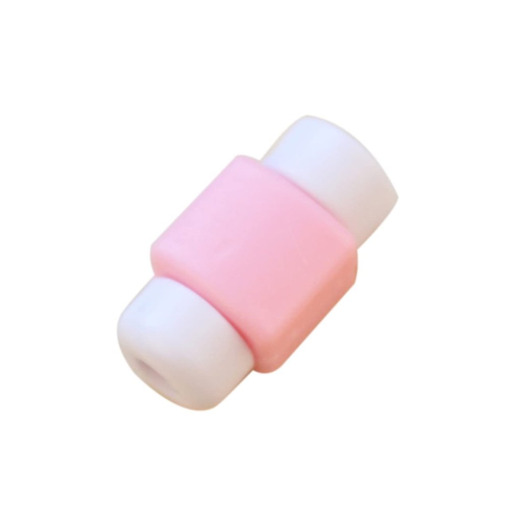 COLLBATH 4pcs Charger Cord USB c Saver Pink Metal Aluminum Protector Cable Damage Prevention