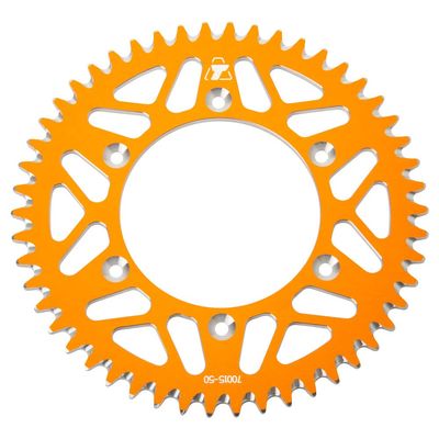 TUSK Rear Aluminum Sprocket 50 Tooth Orange for KTM 505 SX-F 2007-2008