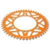 TUSK Rear Aluminum Sprocket 50 Tooth Orange for KTM 505 SX-F 2007-2008 view 2