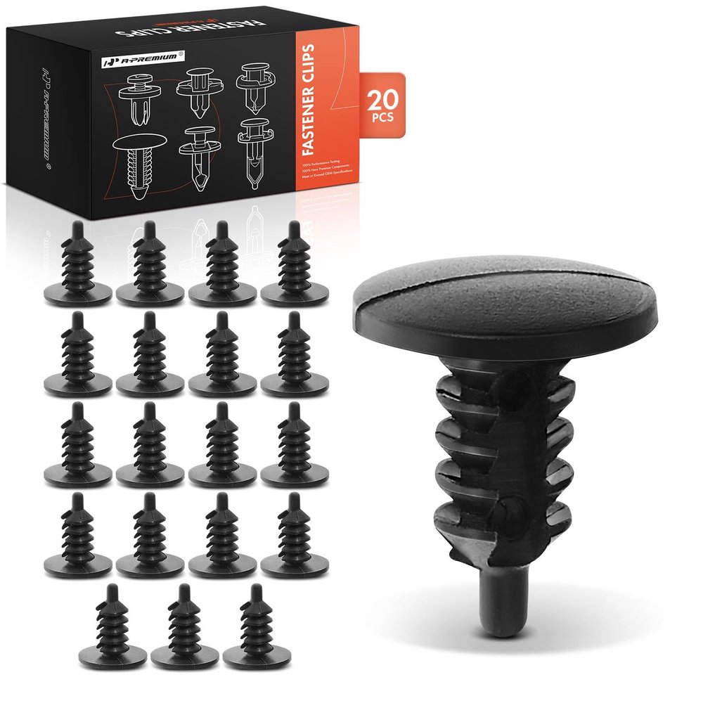 A-Premium 20PCS Control Panel Trim Retainer Clips - Compatible with Chevrolet Lumina 1995-2001, Monte Carlo 1995-2007 - Auto Car Nylon Push Pin Fastener - Fits for 0.15 inch Hole