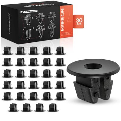 A-Premium 1.41oz Nylon Square Rocker Floor Car Retainer Fastener Push Pin Clips 30-Pack Compatible with Toyota Camry 2015-2017 Avalon 2016-2018 Venza 2009-2015 C-HR CHR Land Cruiser Prius C Solara