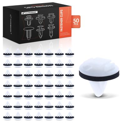 A-Premium 50PCS Body Side Moulding Retainer Clips - Compatible with Toyota Avalon 2005-2012 - Auto Car Nylon Push Pin Fastener, Fits for 0.31 inch Hole - 3.52 oz