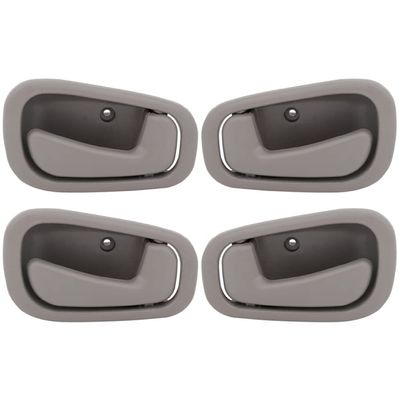 AINTIER Front Rear Driver Left Passenger Right Interior Door Handles Fit for 1998-2002 for Toyota for Corolla Gray 79500 80890 69206-02050-E0 6920602050E0 79501 80889 69205-02050-E0 6920502050E0