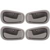 AINTIER Front Rear Driver Left Passenger Right Interior Door Handles Fit for 1998-2002 for Toyota for Corolla Gray 79500 80890 69206-02050-E0 6920602050E0 79501 80889 69205-02050-E0 6920502050E0 view 1