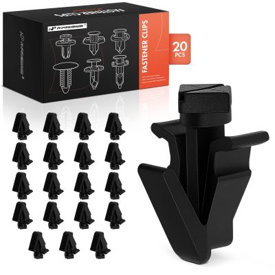 A-Premium Grille Clips Push Pin Retainer Fastener Compatible with Nissan Altima, Sentra, Frontier, Pathfinder, Titan, Armada, NV200, NV1500, NV2500, NV3500, Xterra, Infiniti G35, M35, M45, 20-Pack