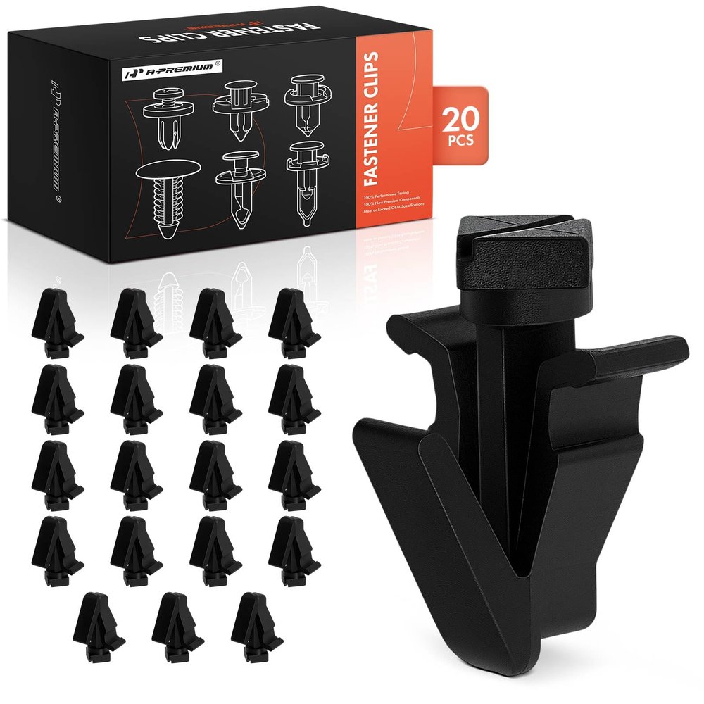 A-Premium Grille Clips Push Pin Retainer Fastener Compatible with Nissan Altima, Sentra, Frontier, Pathfinder, Titan, Armada, NV200, NV1500, NV2500, NV3500, Xterra, Infiniti G35, M35, M45, 20-Pack