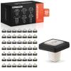 A-Premium 50PCS Square Screw Grommet Retainer Clips - Compatible with Honda Models 1969-2025 - CR-V Civic Accord Pilot Odyssey Fit HR-V Ridgeline & More - Auto Car Nylon Fastener - for 0.28 inch Hole view 1