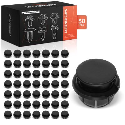 A-Premium 50PCS Side Mud Guard Retainer Clips - Compatible with Lexus & Toyota - IS200t IS250 IS300 IS350 GS200t GS350 GS450h RC300 RC350 Yaris, Car Nylon Push Pin Fastener - Fits 0.87 in. Hole