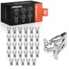 A-Premium 30PCS Metal Trim Panel Retainer Clips view 1