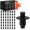 A-Premium 50PCS Cowl & Bumper Retainer Clips - Compatible with 2009-2024 Kia Rio & Hyundai Genesis, Veracruz, Auto Car Nylon Push Pin Fastener - Fits 0.28 in. Hole view 1