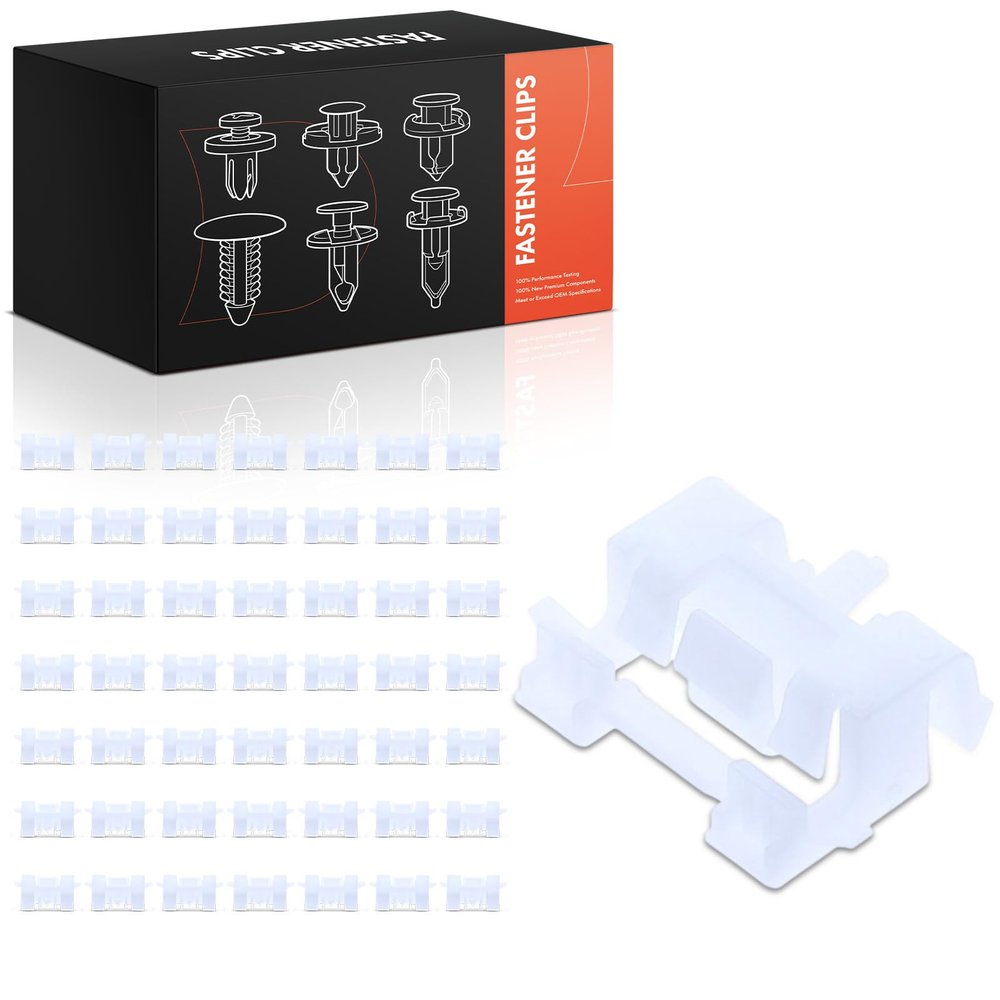 A-Premium 5.6oz Nylon Roof Moulding Car Retainer Fastener Push Pin Clips 50-Pack Compatible with BMW 320i 328d 328i 328i xDrive 330i 330i xDrive 335i 335is 340i 428i 435i 440i Gran Coupe 3 M3