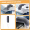 COLLBATH Flexible Duster for Home Cleaning Extendable Handle Reusable Dusting Brush Handheld Cleaning Tool Grey view 3
