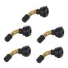 VINTORKY 5pcs Angled Tubeless Tire Valve Stems Durable Brass Stem Extension Adapter for Motorcycles Scooters and Atvs Easy Access for Tire Maintenance view 1