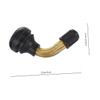 VINTORKY 5pcs Angled Tubeless Tire Valve Stems Durable Brass Stem Extension Adapter for Motorcycles Scooters and Atvs Easy Access for Tire Maintenance view 2