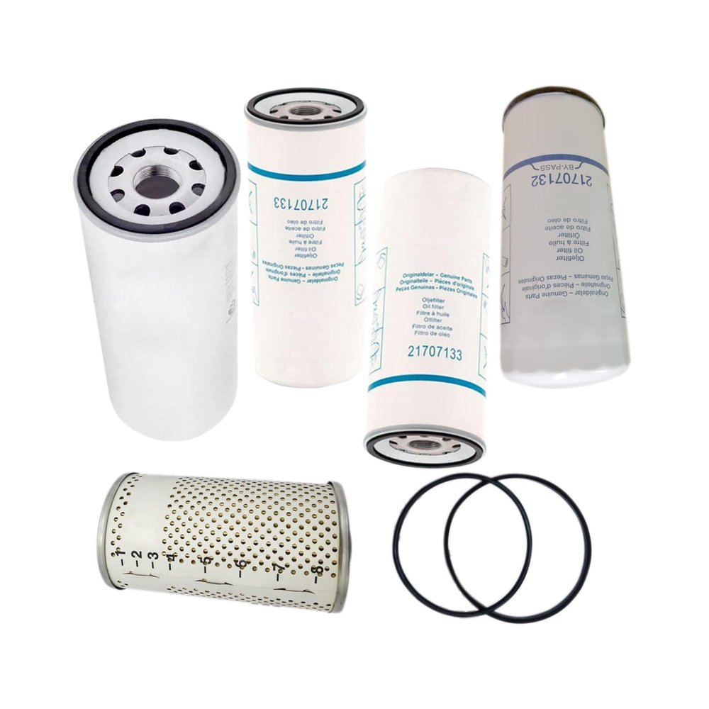 Meckparts Oil Change Kit FF5507 LF667 Compatible with Volvo Engine D13 Compatible with Baldwin