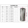 Haturmyko OD 1.25"(32mm) Straight Aluminum Tube Intercooler Pipe 6" Length(150mm) Universal Air Intake Adapter Piping Connector Polished view 2