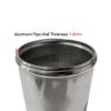 Haturmyko OD 1.25"(32mm) Straight Aluminum Tube Intercooler Pipe 6" Length(150mm) Universal Air Intake Adapter Piping Connector Polished view 4