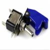 Clouism Car Boat Truck Illuminated Led Toggle Switch with Safety Aircraft Flip Up Cover Guard Blue 12V20A view 3