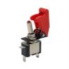 DASEB Auto Car Boat Truck Illuminated Led Toggle Switch with Safety Aircraft Up Cover Guard Red Blue Green Yellow White 12V20A(Dark Red) view 1
