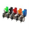 DASEB Auto Car Boat Truck Illuminated Led Toggle Switch with Safety Aircraft Up Cover Guard Red Blue Green Yellow White 12V20A(Dark Red) view 3
