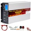 4000W/5000W/6000W/8000W High Pure Sine Wave Power Inverter 12V 24V 48V 60V 72V DC to 110V 220V 230V AC Car Inverter Home Transformer Voltage Converter with LCD Display for RV/Truck/Camping/Solar(5000W view 1
