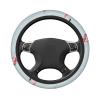 Flock of Flamingos on The Beach Printed Steering Wheel Cover Universal 15 Inch, Anti-Slip Elastic Stretch Steering Wheel Cover, SUV & ATV Car Steering Wheel Protector view 2