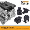 PAROD 4PCS Engine Mount Fit 10-12 Hyundai Santa Fe, 11-13 Kia Sorento, FWD view 2