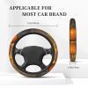Bottles Beer Beach Sunset Time Printed Steering Wheel Cover Universal 15 Inch, Anti-Slip Elastic Stretch Steering Wheel Cover, SUV & ATV Car Steering Wheel Protector view 4
