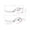 Motorcycle Accessories Handlebar CNC Adjustable Folding Extendable Brake Clutch Levers For YA&MAHA XJ 6 XJ6 DIVERSION 2009-2020 view 4