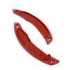 Cnthan7 ABS Shifter Paddle Shift Extension Cover Carbon Fiber Red for MITSUBISHI Outlander PHEV/Eclipse Cross/Pajero Sport MK3 view 1