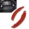 Cnthan7 ABS Shifter Paddle Shift Extension Cover Carbon Fiber Red for MITSUBISHI Outlander PHEV/Eclipse Cross/Pajero Sport MK3 view 2
