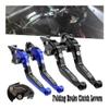 Folding Brake Clutch Levers For YA&MAHA MT-09 MT09/SP TRACER 900 2021 2022 2023 Motorcycle Accessories Adjustable Extendable view 2