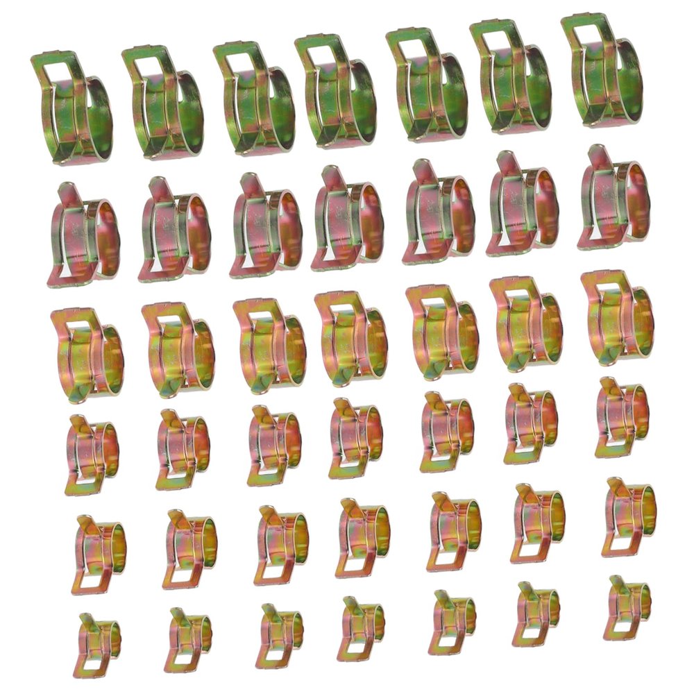 ROMISBABA 80pcs Tube Clamp Heavy Duty Oil Hose Clamps for Line Water Hose and Air Tubing Easy to Install and Use Suitable