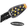 SEWOART 2pcs Motorcycle Led Turn Signal Lights Flowing Indicator Bulbs for Dirt and Scooters Visibility Safety Fashionable Design Easy Installation Motorcycle Accessories view 2