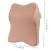 HOLIDYOYO Universal Car Back Seat Pillow Memory Foam Neck Pillow for Traveling Accessories Head Support Rest Pillow Beige view 2