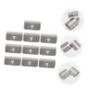VINTORKY 10pcs Wind Rain Deflector Clips Durable Retaining Fasteners for Windshield Easy to Install Auto Fixing Clips for Secure Windboard Attachment view 2