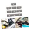 VINTORKY 10pcs Wind Rain Deflector Clips Durable Retaining Fasteners for Windshield Easy to Install Auto Fixing Clips for Secure Windboard Attachment view 3