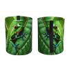 NOUZU Frog Leaves Print Car Trash Can, Portable Garbage Bin,Trashcan Car, Leakproof Car Can,for Car Office Home view 2