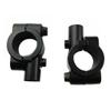 FELTECHELECTR 2pcs Motorcycle Rear View Mirror Adaptor Clamp Thread Handlebar Support for Bars Durable Black Bracket for Easy Installation and Replacement view 1