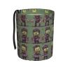 NOUZU Many Zombie Print Car Trash Can, Portable Garbage Bin,Trashcan Car, Leakproof Car Can,for Car Office Home view 1