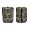 NOUZU Many Zombie Print Car Trash Can, Portable Garbage Bin,Trashcan Car, Leakproof Car Can,for Car Office Home view 2