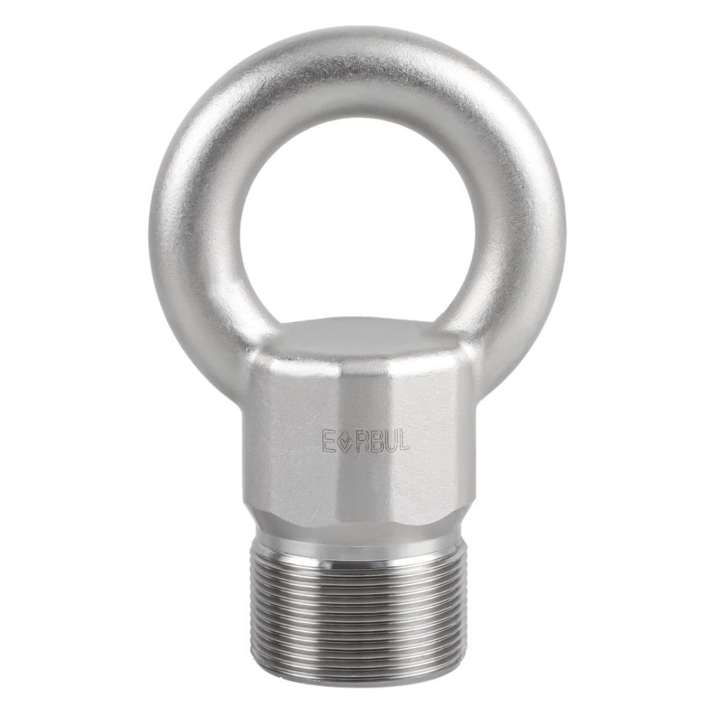 EVRBUL Upgraded Stainless Steel Outboard Universal Lifting Ring Eye Outboard Flywheel Puller Compatible with Most Non-Verado Mercury Outboards and Any Outboard with 1.516 Threaded Flywheel