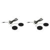 2 pcs Motorcycle Helmet Headset Helmet Headphone Helmet Music Headset Headphone Speakers Support Hands Calling Black view 1