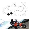 2 pcs Motorcycle Helmet Headset Helmet Headphone Helmet Music Headset Headphone Speakers Support Hands Calling Black view 2